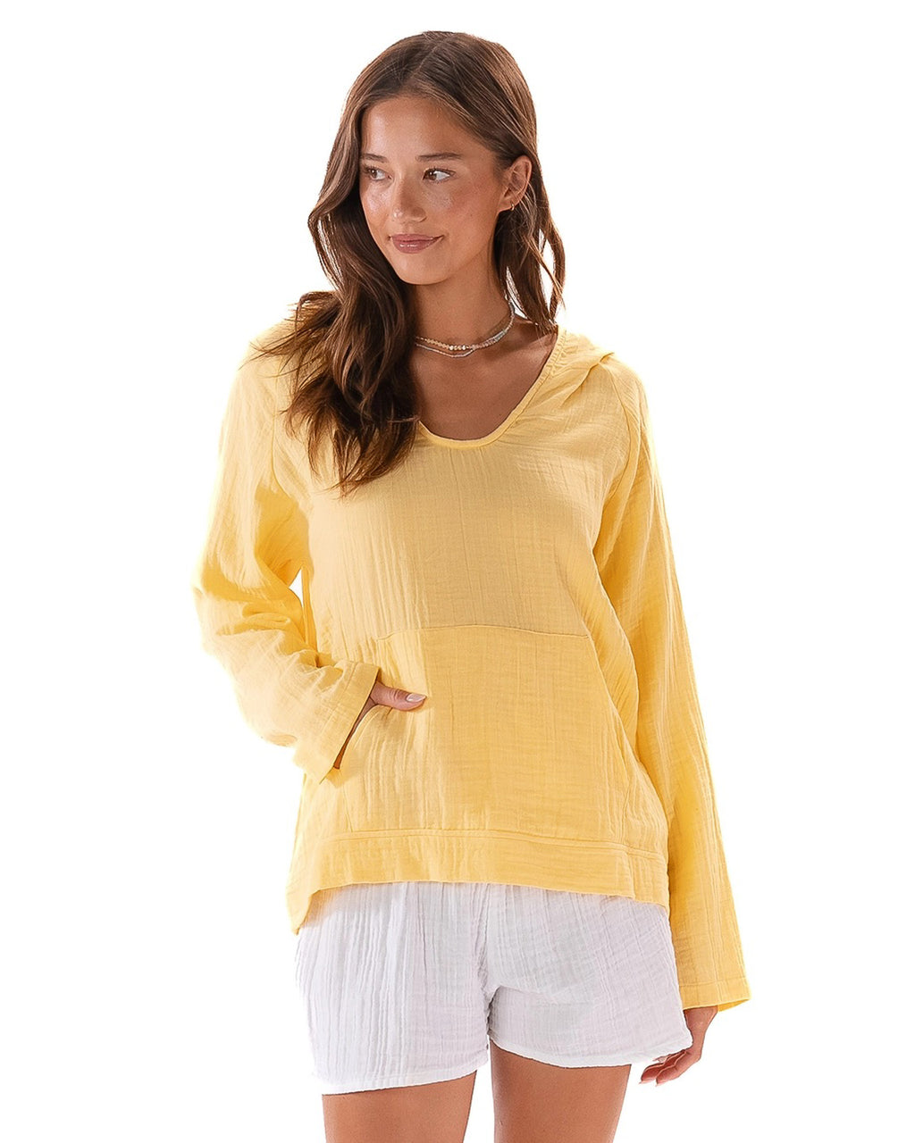 Coastline Cotton Hoodie | Dandelion