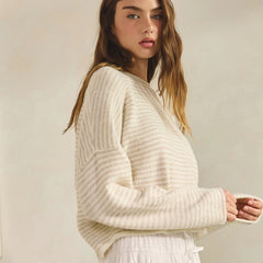 Soft Focus Striped Sweater