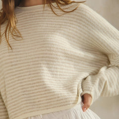 Soft Focus Striped Sweater