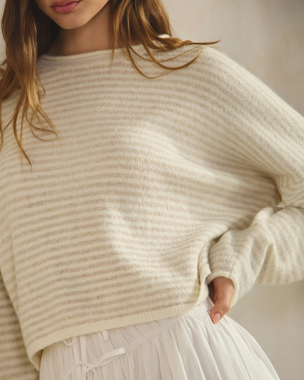 Soft Focus Striped Sweater
