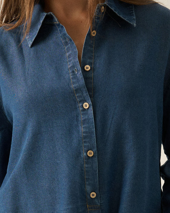 Easy Days Denim Romper