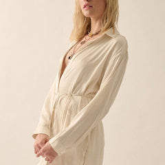 Saturday Night Satin Romper