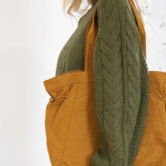 Cabled Comfort High Neck Sweater