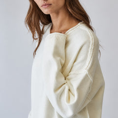 Stay Awhile Oversized Sweater | Ivory