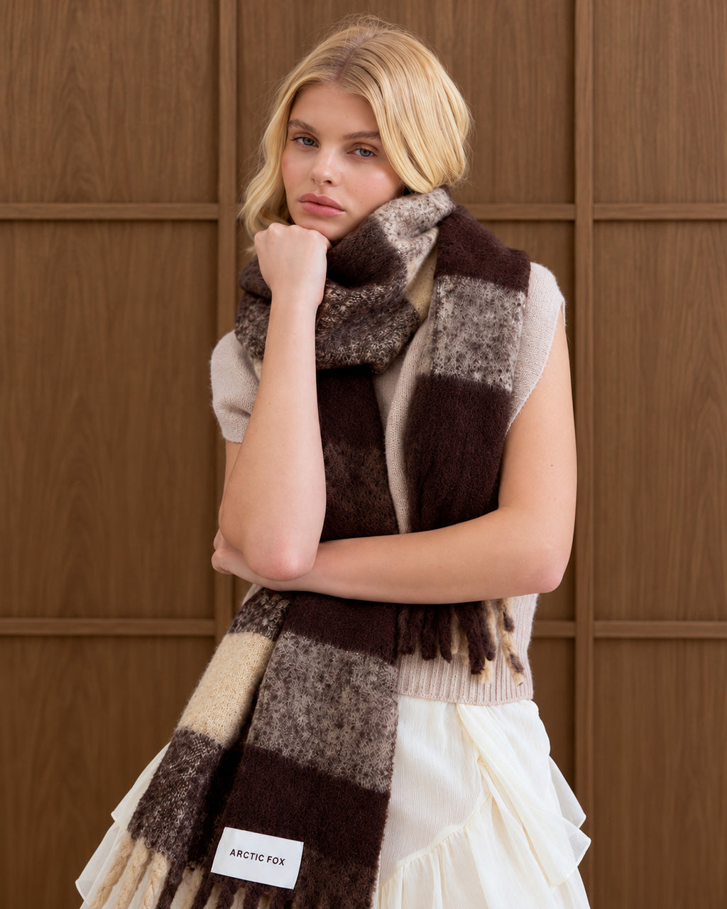 Reykjavik Check Scarf
