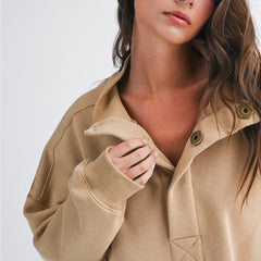 The Usual Oversized Pullover | Tan
