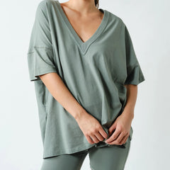 Slow Mornings Short Set | Sage Green
