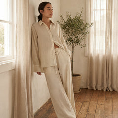 Salt Air Striped Button Down