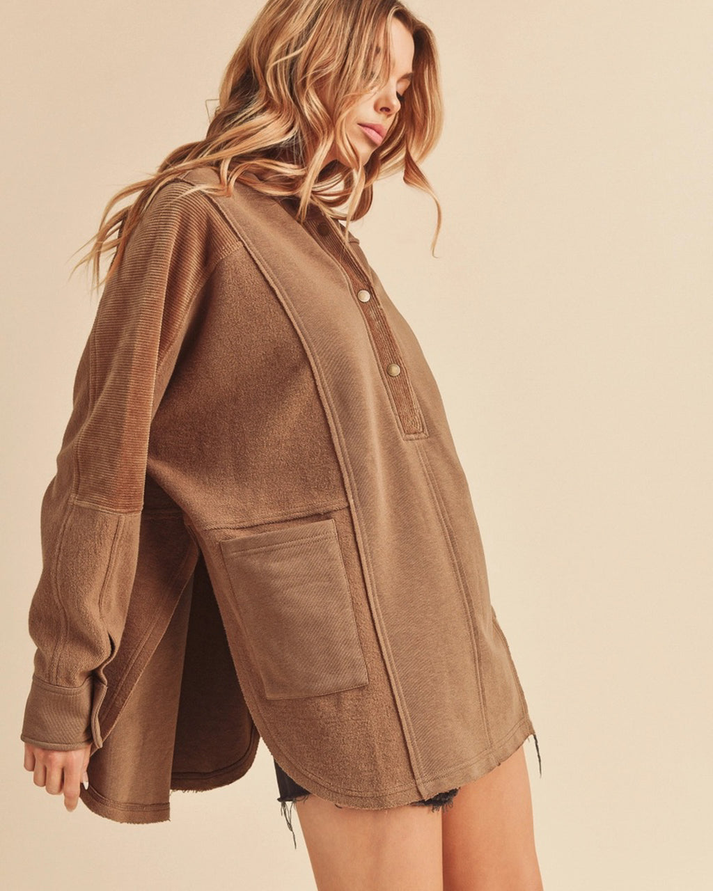 Day Off Oversized Hoodie | Chocolate