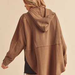 Day Off Oversized Hoodie | Chocolate