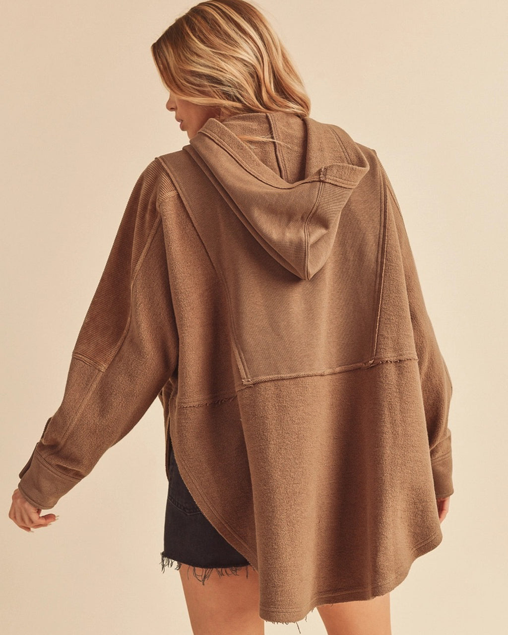 Day Off Oversized Hoodie | Chocolate