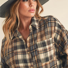 Backroads Oversized Flannel Shirt