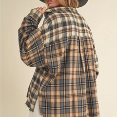 Backroads Oversized Flannel Shirt