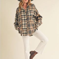 Backroads Oversized Flannel Shirt