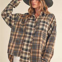Backroads Oversized Flannel Shirt