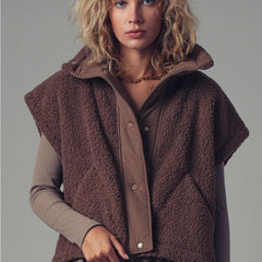 Out & About Oversized Sherpa Vest