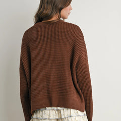 Winter Waffle Oversized Sweater