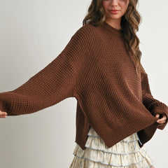 Winter Waffle Oversized Sweater