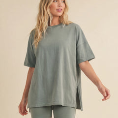 Slow Mornings Short Set | Sage Green