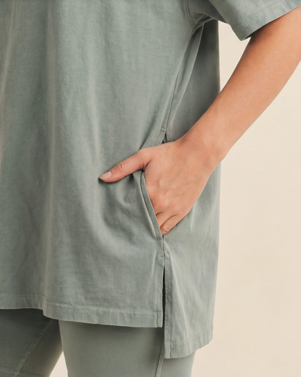 Slow Mornings Short Set | Sage Green