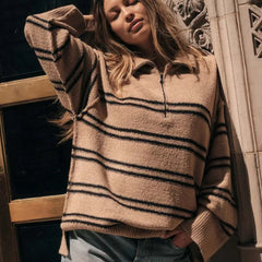 The Ridge Striped Knit Sweater