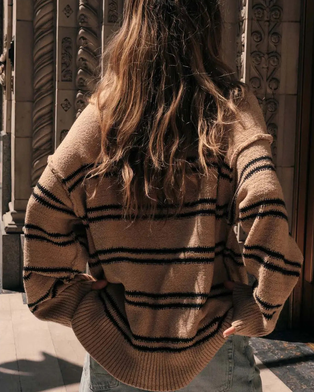 The Ridge Striped Knit Sweater