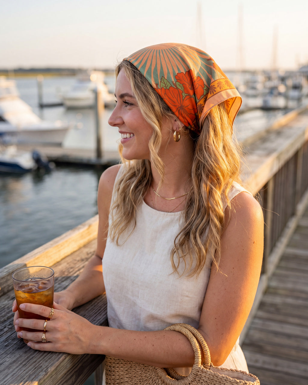 Baja Bloom Bandana
