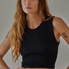 Barely There Seamless Tank | Black
