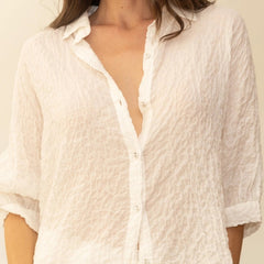 St. Tropez Button Down | White