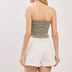 strapless tank top