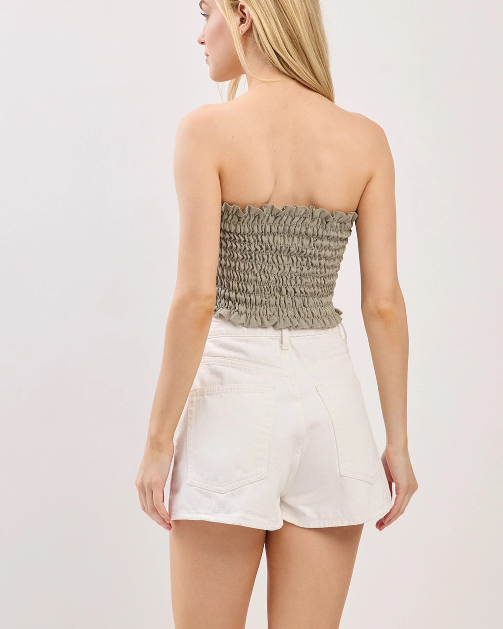 strapless tank top