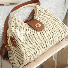 Solstice Straw Crossbody
