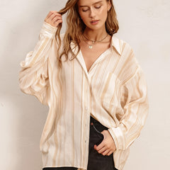 Striped Boyfriend Shirt