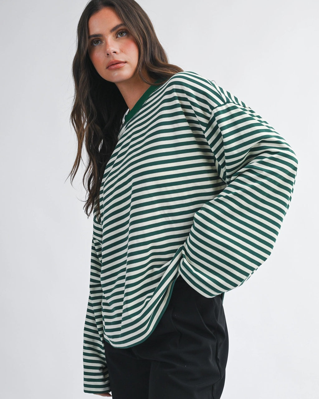 Lived-In Striped Long Sleeve Tee