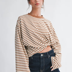 Lived-In Striped Long Sleeve Tee