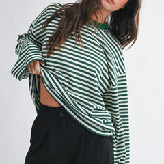 Lived-In Striped Long Sleeve Tee
