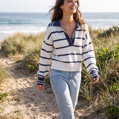 The Weekender Polo Sweater