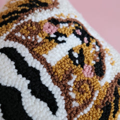 Tibetan Tiger Throw Pillow