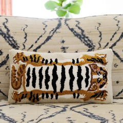 Tibetan Tiger Throw Pillow