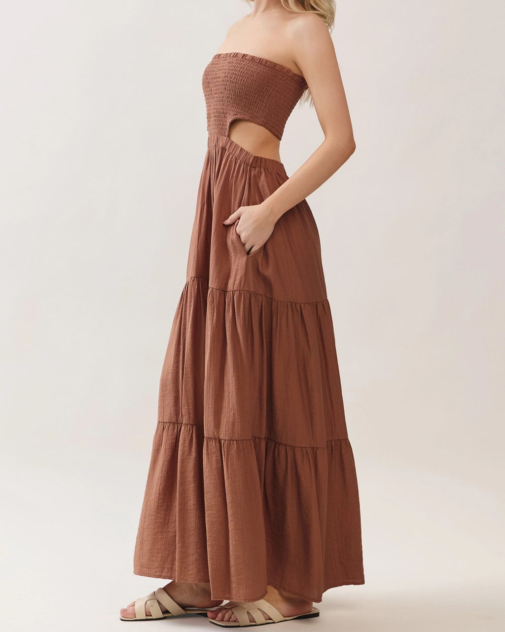 tube top maxi dress