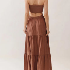 St. Tropez Strapless Maxi Dress