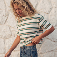 Vintage Stripe Cotton Tee