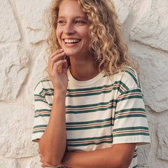 Vintage Stripe Cotton Tee