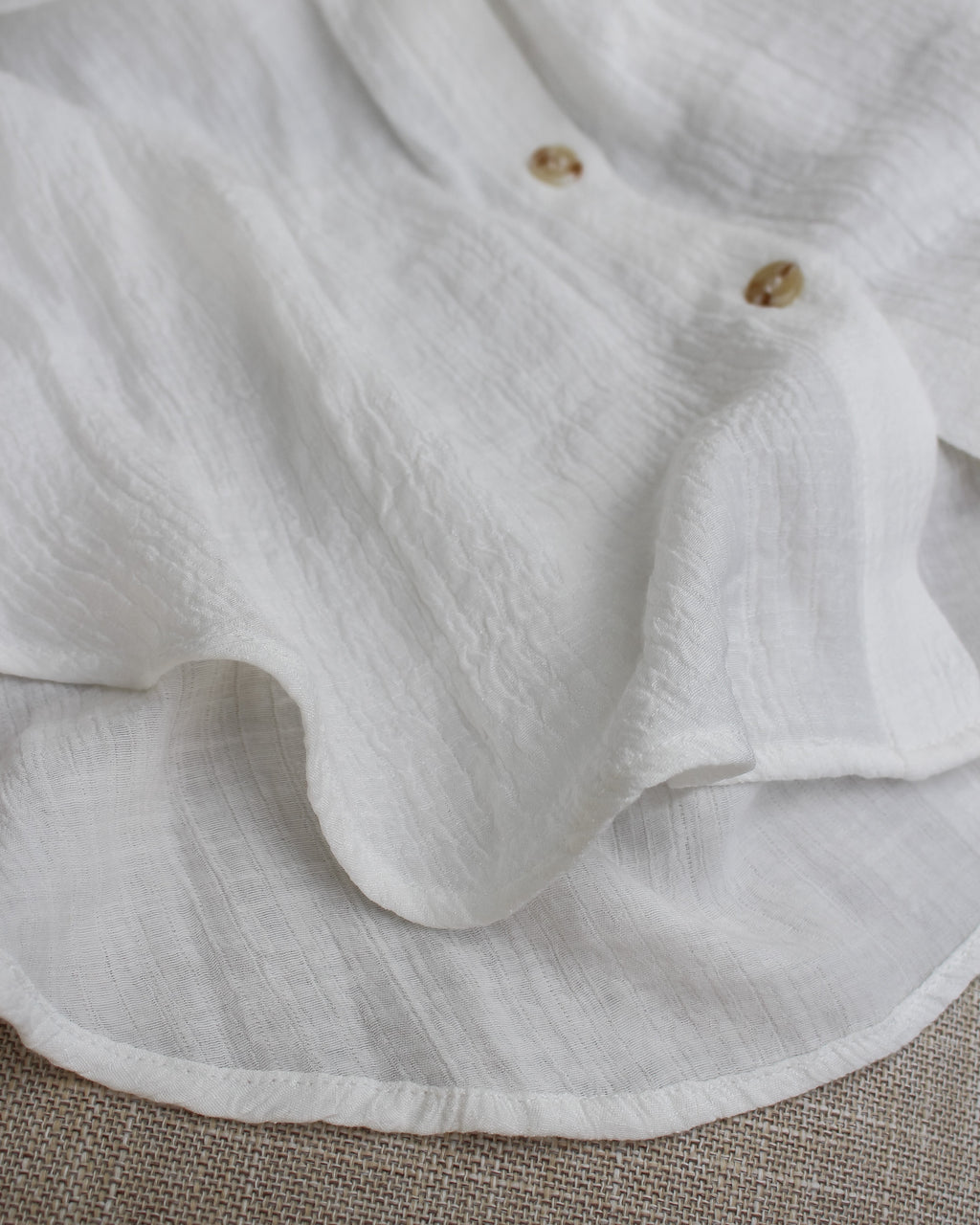 Breezy White Button Down