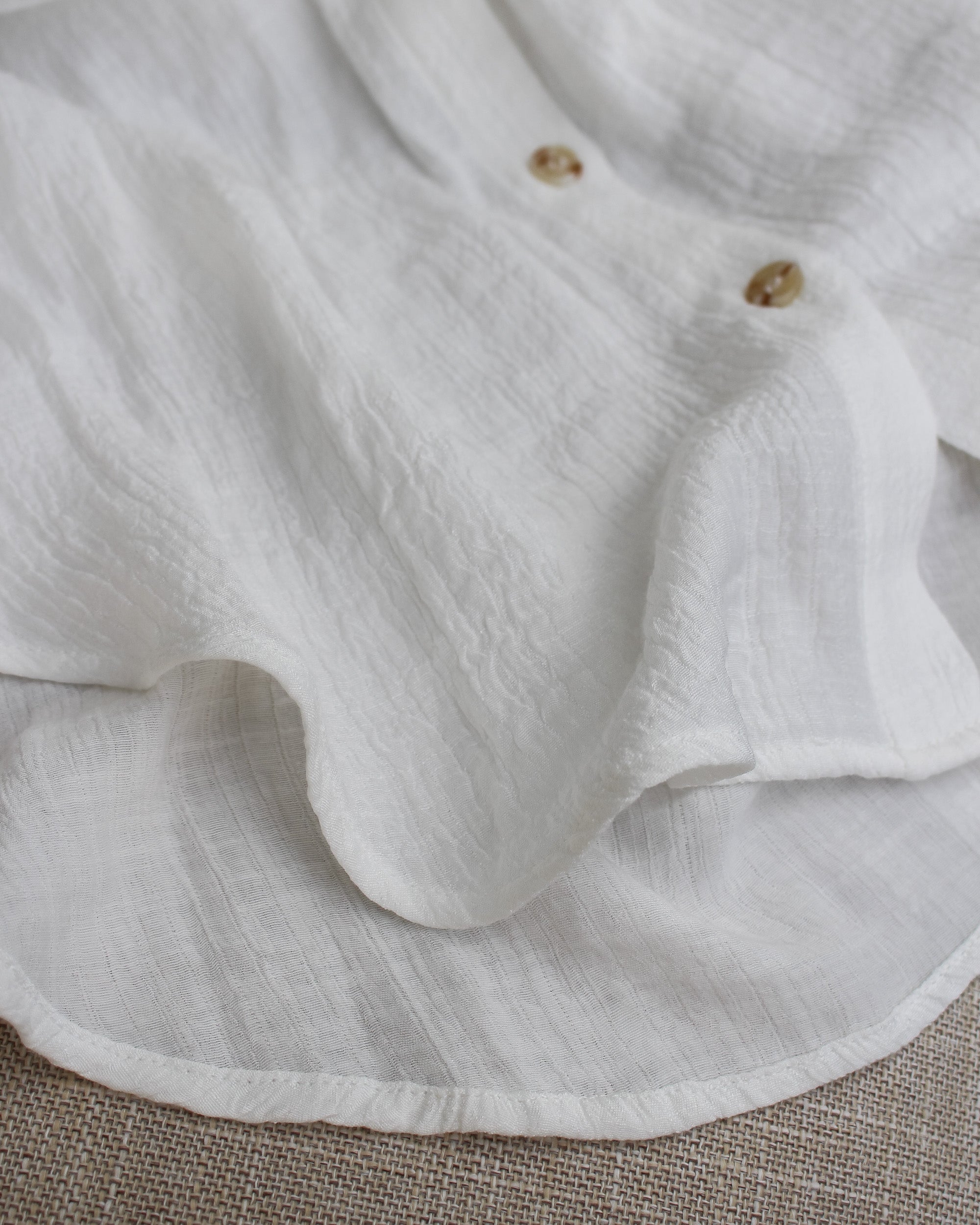 Breezy White Button Down