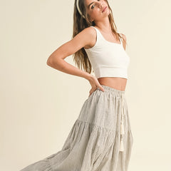 Soft Touch Square Neck Crop Top