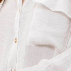 Breezy White Button Down