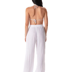 Everyday Escape Drawstring Pants | White