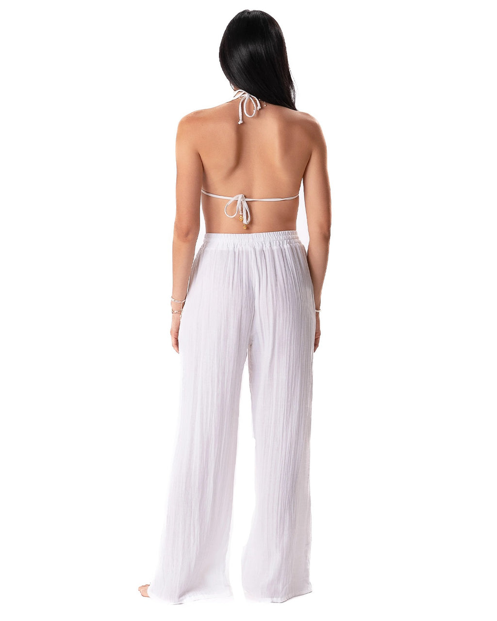 Everyday Escape Drawstring Pants | White