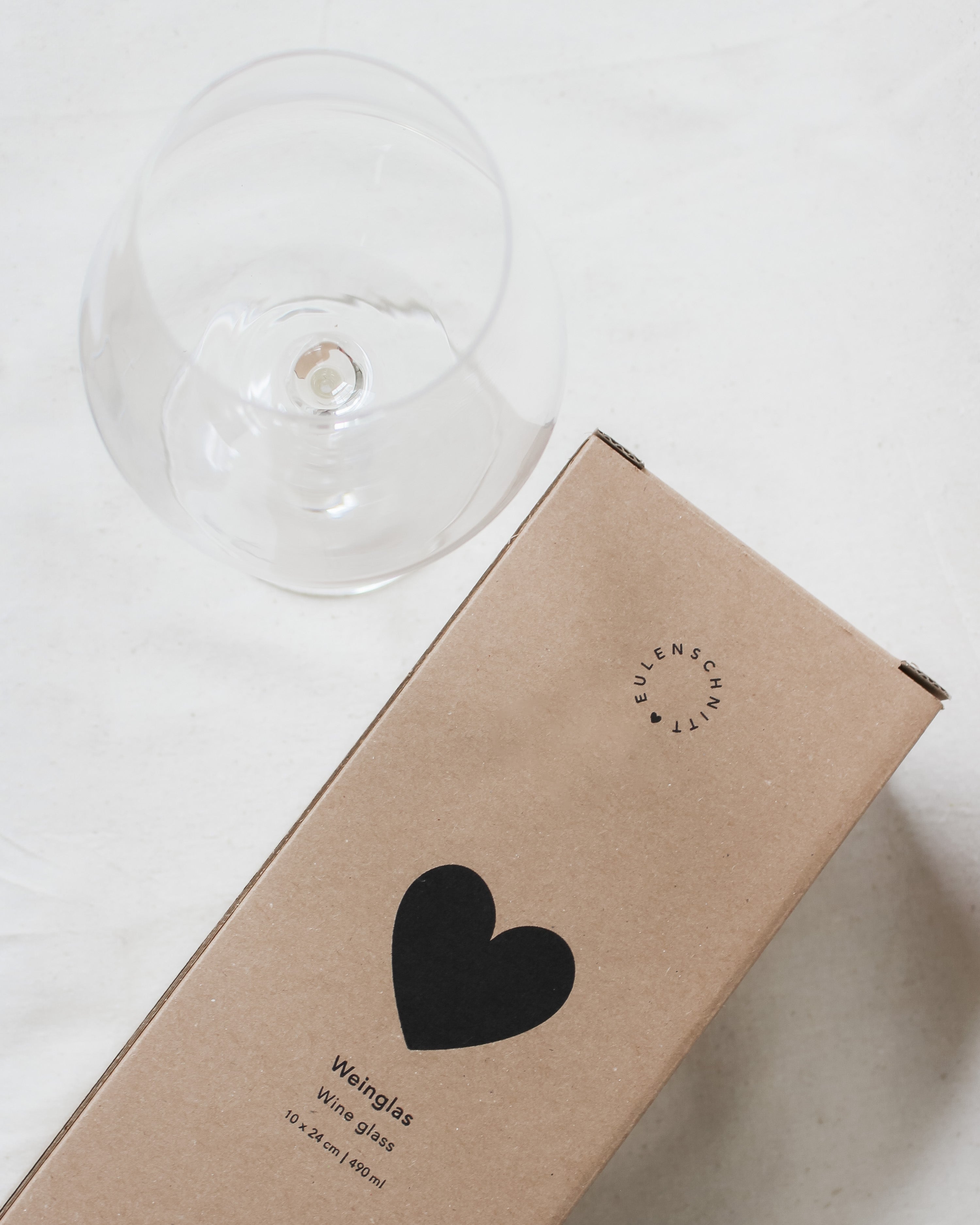 "Heart" Wine Glass